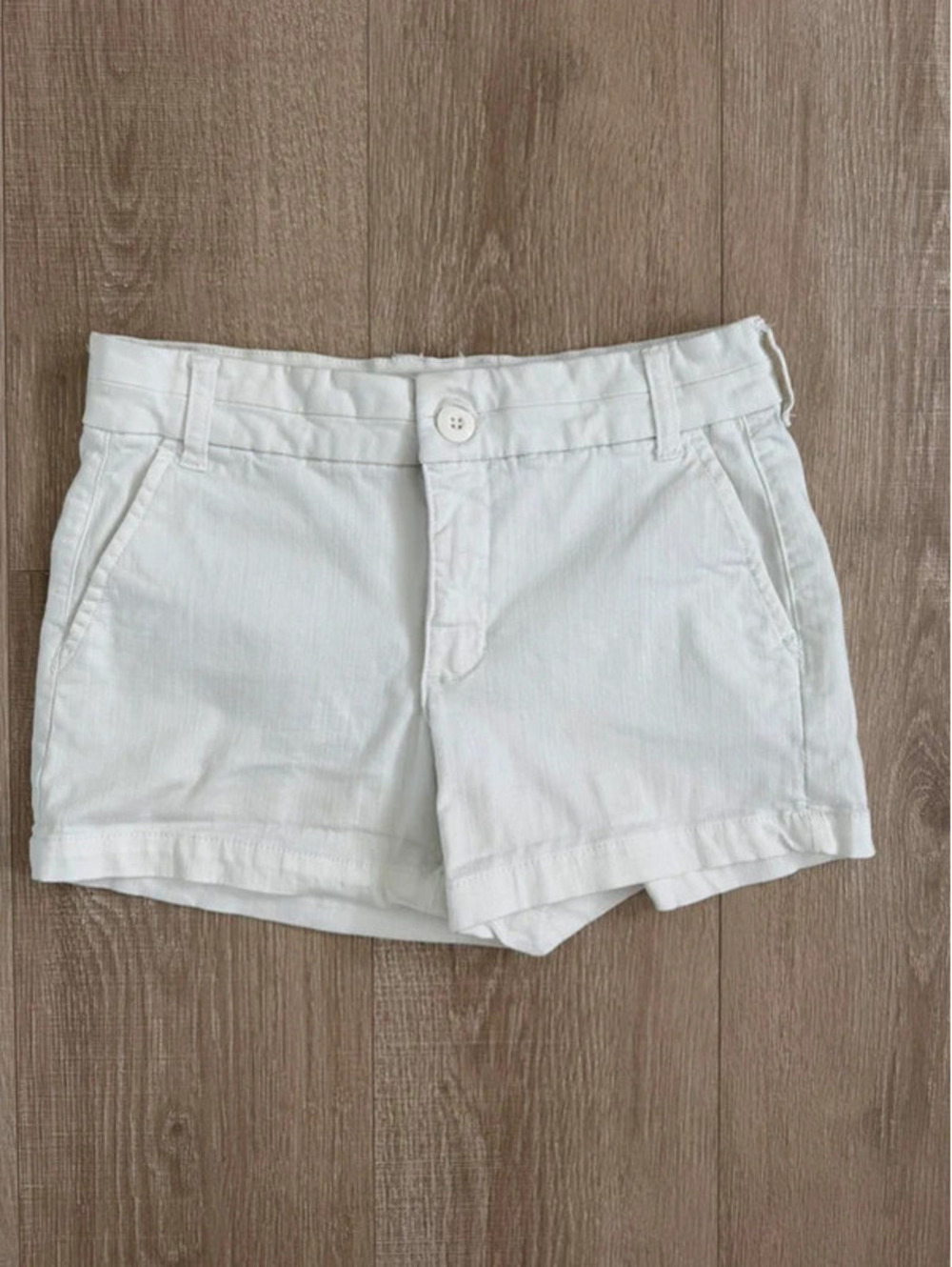 CP Jeans White Shorts